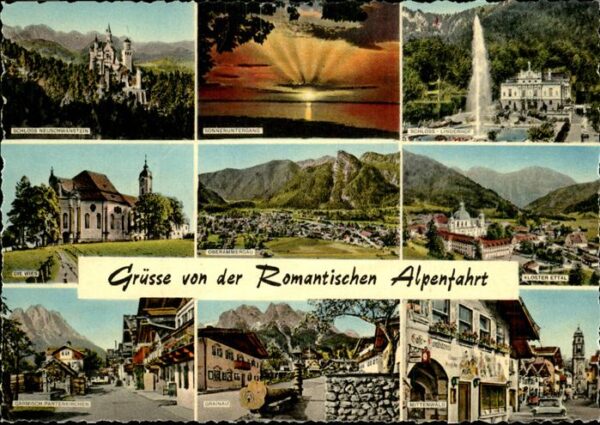Oberammergau div.Orte in den bayr.Alpen