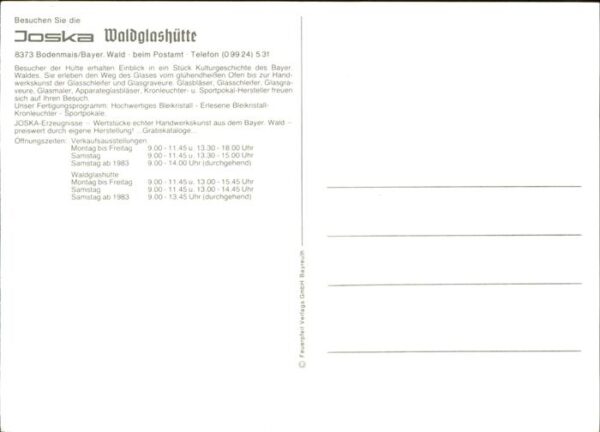 Bodenmais Waldglashütte – Bild 2