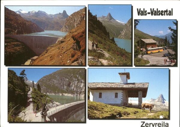 Staudamm Pumpspeicherkraftwerk Vals-Valsertal Zervreila