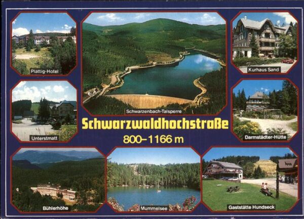 Staudamm Pumpspeicherkraftwerk Schwarzenbach Mummelsee Unterstmatt