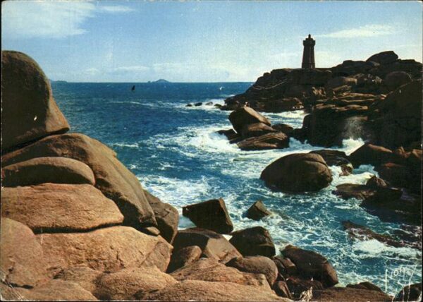 Leuchtturm Lighthouse Ploumanac'h La Bretagne