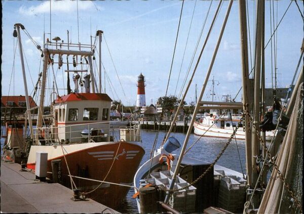 Fischerei Hafen Leuchtturm Büsum