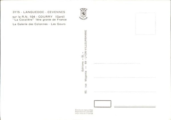 Hoehlen Caves Grottes Grotte de la Cocaliere Languedoc-Cevenn – Bild 2