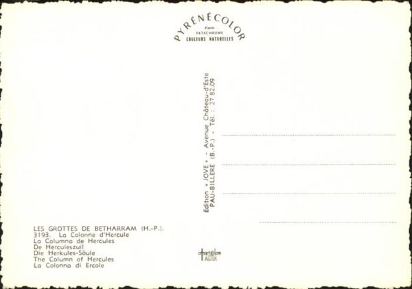 Hoehlen Caves Grottes Betharram Colonne d_Hercule – Bild 2