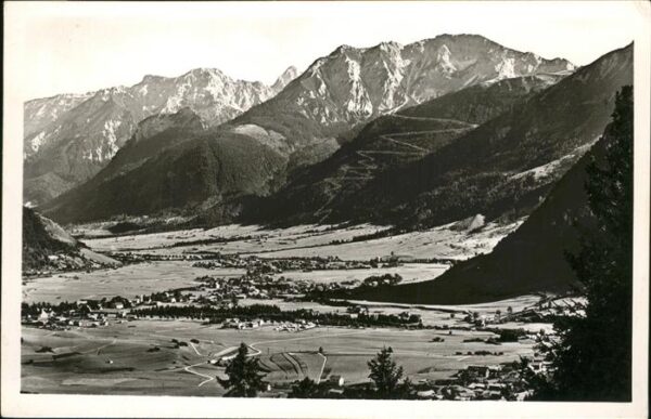 Pfronten Panorama mit Röfleuten Heitlern Dorf Ös