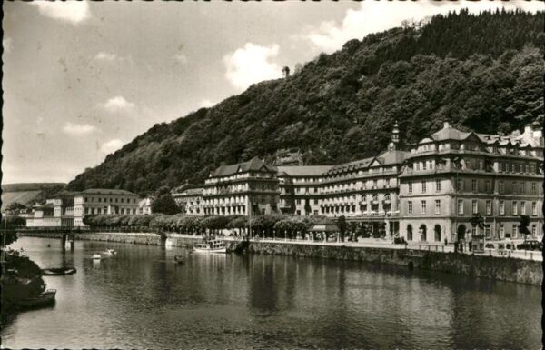 Bad Ems Kurhaus Uferstrasse an der Lahn