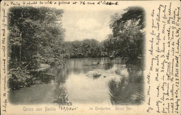 Berlin Partie im Tiergarten Neuer See