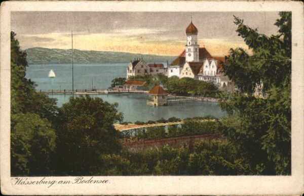 Wasserburg Bodensee Kirche Schloss Anlegesteg