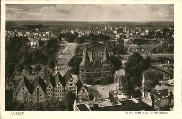 Luebeck Blick von der Petrikirche