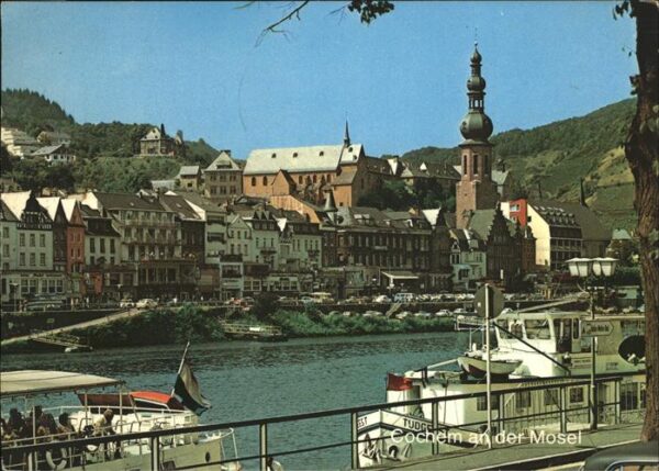 Cochem Anlegestelle Mosel Fähre Kirche