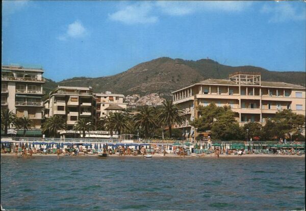 ALASSIO Savona Liguria IT Veduta panoramica Spiaggia