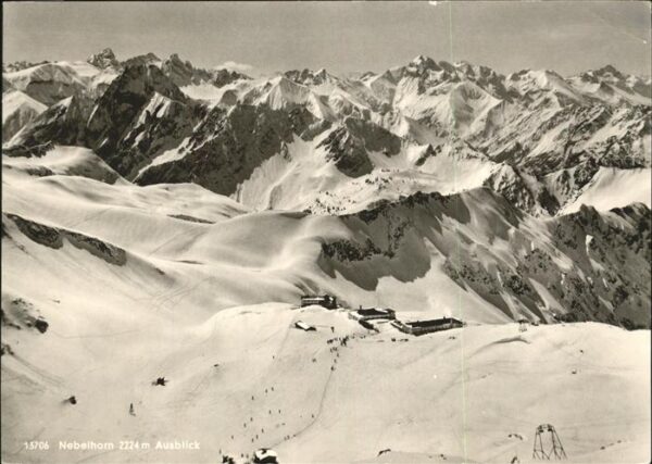 Oberstdorf Nebelhorn Bergstation Allgäuer Alpen Wi