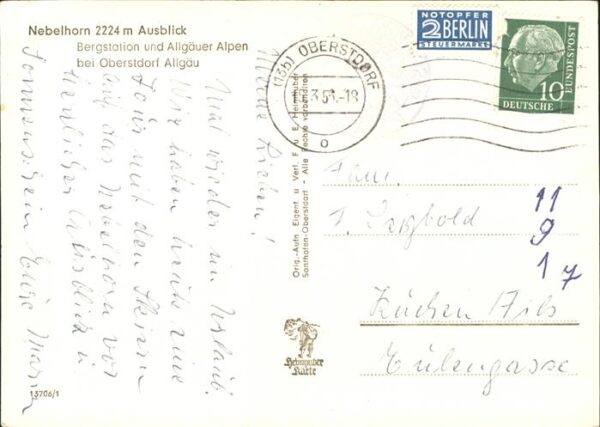 Oberstdorf Nebelhorn Bergstation Allgäuer Alpen Wi – Bild 2