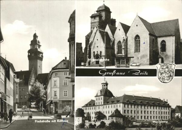 Zeitz Fischstrasse Rathaus Michaeliskirche Mo