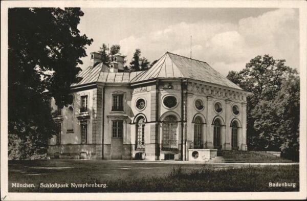 Muenchen Schlosspark Nymphenburg Badenburg
