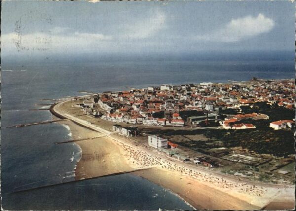 Norderney Nordseebad Fliegeraufnahme Strand