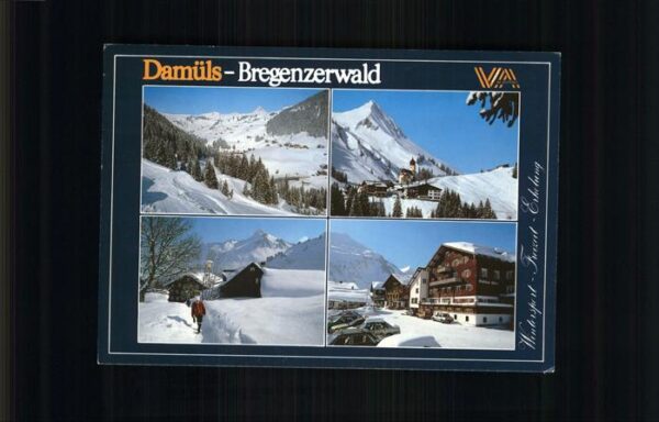 Damuels Vorarlberg Teilansichten Wintersportplatz Bregenze