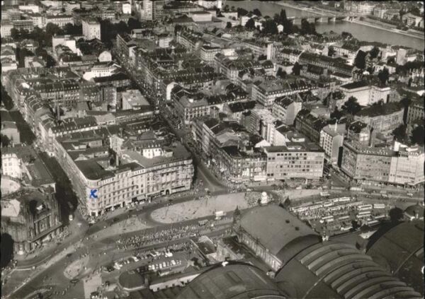 Frankfurt Main Hauptbahnhof Fliegeraufnahme