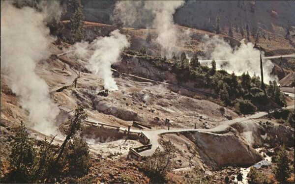 Vulkane Geysire Vulcans Geysers The Sulphur Works Lassen Volcanic Natio