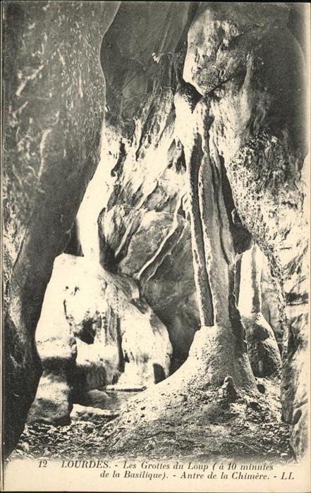 Hoehlen Caves Grottes Lourdes Grottes du Loup