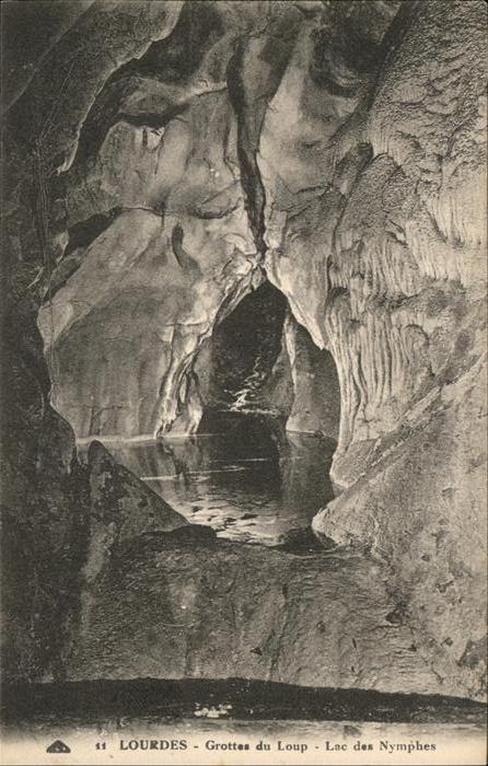 Hoehlen Caves Grottes Lourdes Grottes du Loup Lac des Nymphes