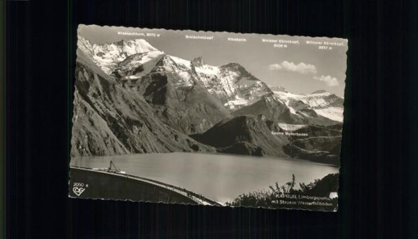 Staudamm Pumpspeicherkraftwerk Kaprun Limbergsperre Stausee Wasserfall