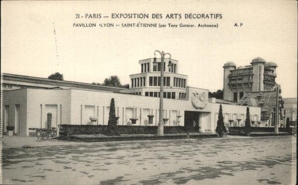 Exposition Arts Decoratifs Paris 1925 Pavillon Lyon-Saint-Etienne
