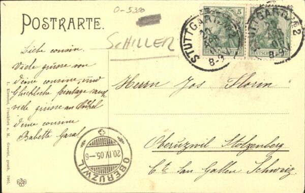 Schiller Friedrich Zither Weimar Sterbehaus Marbach – Bild 2