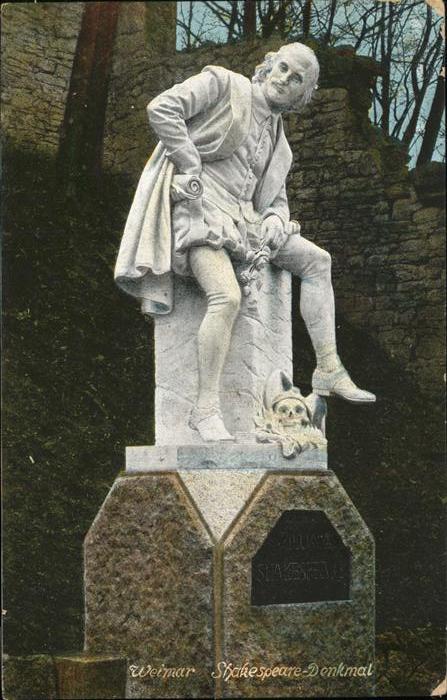 Shakespeare William Denkmal Weimar