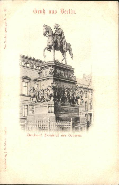 Friedrich der Grosse Denkmal Berlin