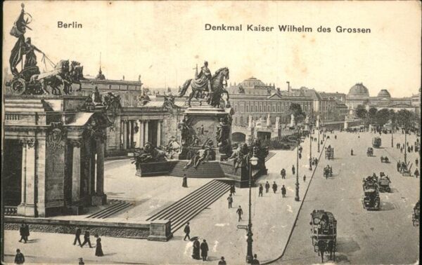 Wilhelm I Denkmal Berlin Feldpost