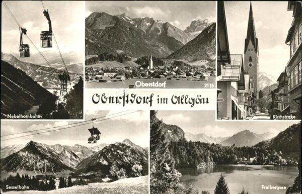 Seilbahn Oberstdorf Kirchstrasse Freibergsee