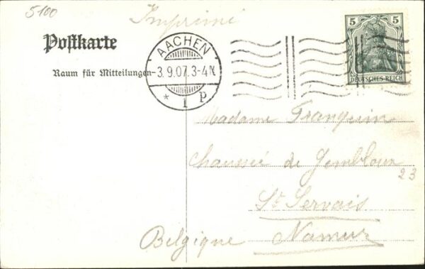 Theatergebaeude Aachen Kaiser Wilhelm I. Denkmal – Bild 2