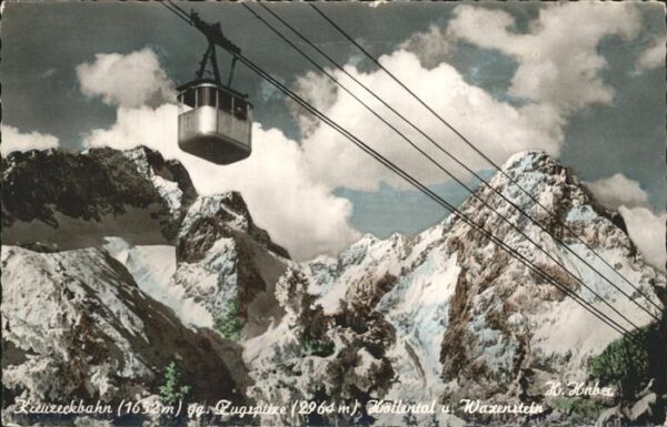 Seilbahn Kreuzeckbahn Zugspitze Höllental