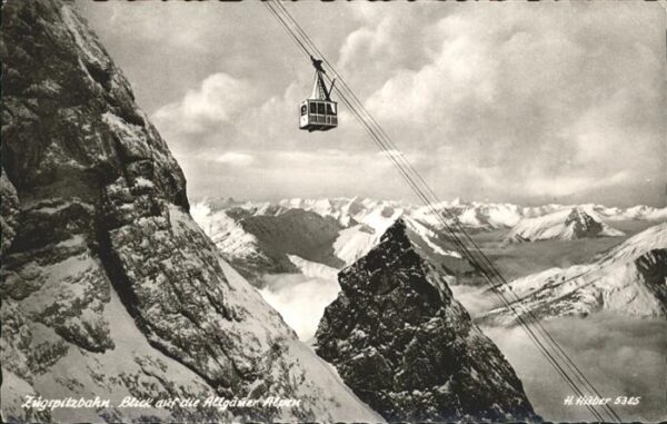 Seilbahn Zugspitzbahn Allgäuer Alpen