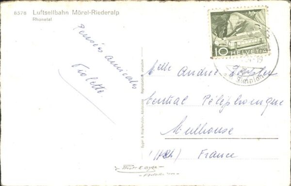 Seilbahn Mörel-Riederalp Rhonetal – Bild 2