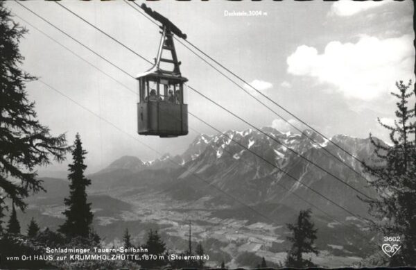 Seilbahn Schladminger Tauern Haus zur Krummholzh