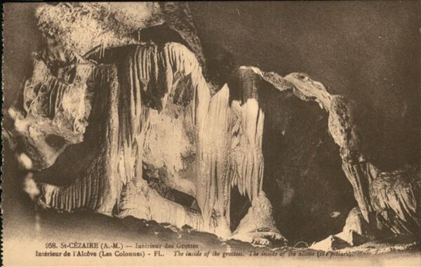 Hoehlen Caves Grottes St.-Cezaire Alcove