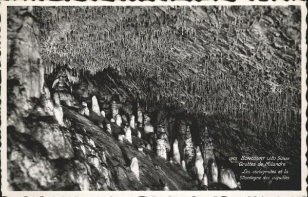 Hoehlen Caves Grottes Milandre Boncourt Jura Suisse