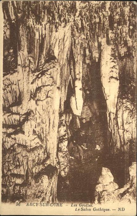 Hoehlen Caves Grottes Arcy-Sur-Cure Salon Gothique