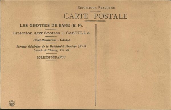 Hoehlen Caves Grottes Sare Grottes Merveilleuses Boulevard de – Bild 2