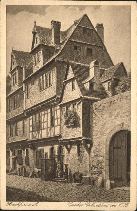 Goethe Johann Wolfgang von Geburtshaus Frankfurt am Main