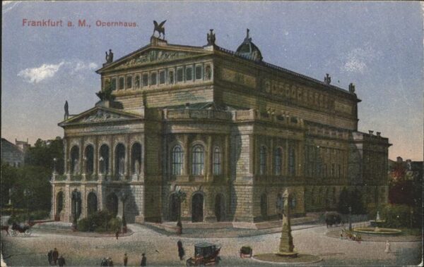 Opergebaeude Frankfurt am Main Opernhaus