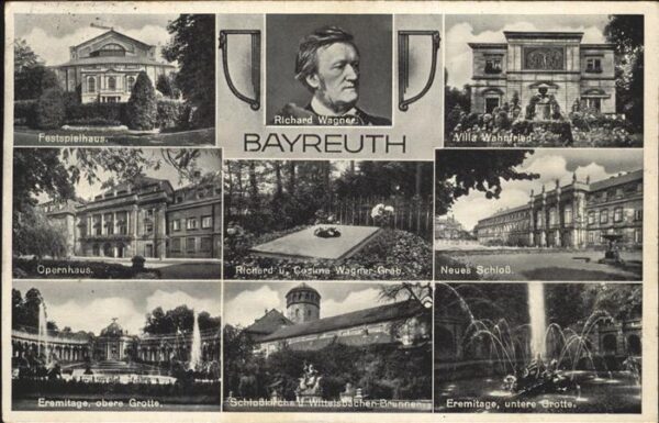 Wagner Richard Komponist Bayreuth Festspielhaus Opernhaus Villa