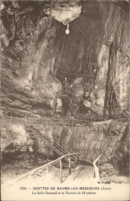 Hoehlen Caves Grottes Baume-Les-Messieurs Salle Renaud