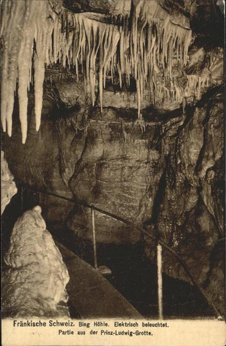 Hoehlen Caves Grottes Bing Prinz-Ludwig-Grotte Fränkische Sch