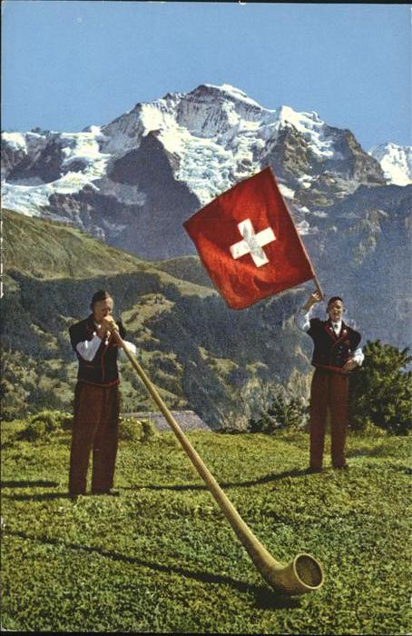 Alphorn Berner Oberland Fahnenschwinger