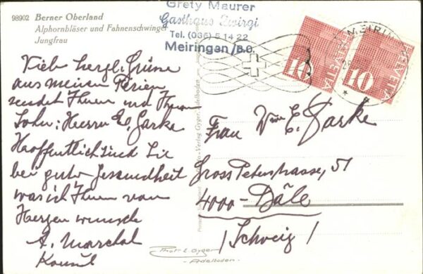 Alphorn Berner Oberland Fahnenschwinger – Bild 2