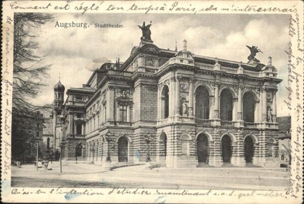 Theatergebaeude Augsburg Stadttheater