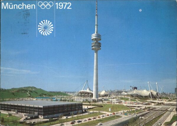 Olympia Gelände Olympiaturm München
